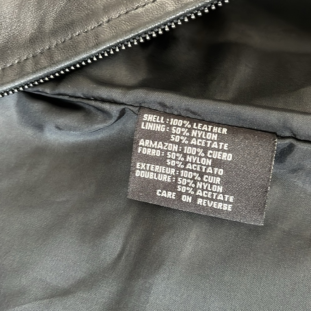 Like new Siena Studio, leather coat, mid length size medium/black - Picture 5 of 9